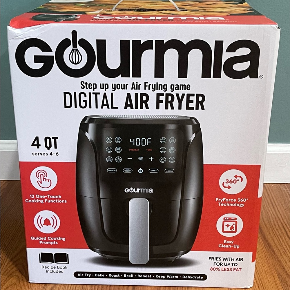 New Gourmia 4 qt Air Fryer
